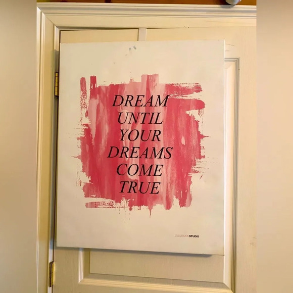 Dream Until Your Dreams‎ Come True Wooden Wall Plaque Art - Picture 2 of 6
